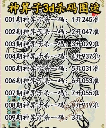 2015福彩3d第009期正德道人字谜 3d009期神算子杀码图