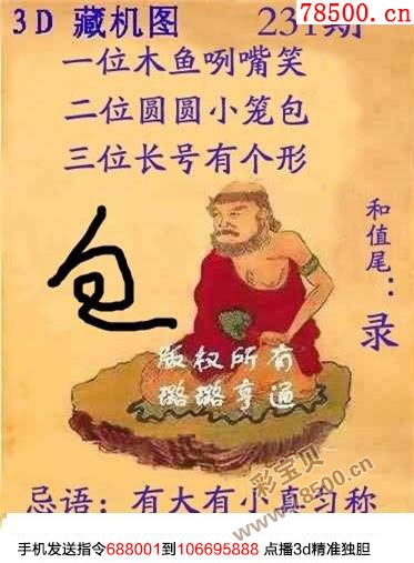 2015年231期3d真藏机图 崂山道士藏机图