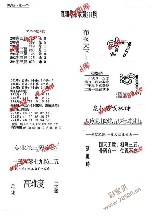 2020294期福彩3d真精华布衣123456字谜图谜