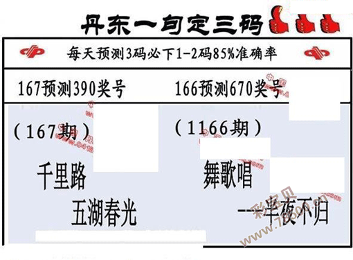 3d2022167期丹东全图一句定三码晚秋和值图谜