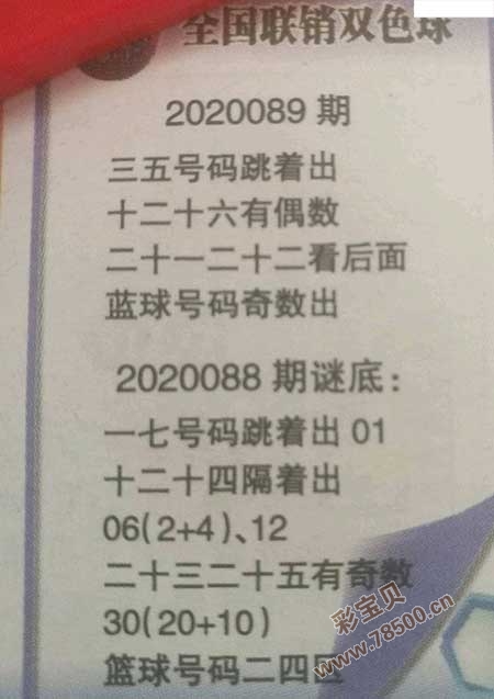 彩寶貝 福彩雙色球 雙色球字謎總彙 > 正文2020089期雙色球全國聯銷圖