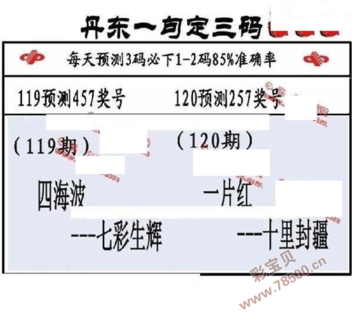 丹东一句定三码图谜图片